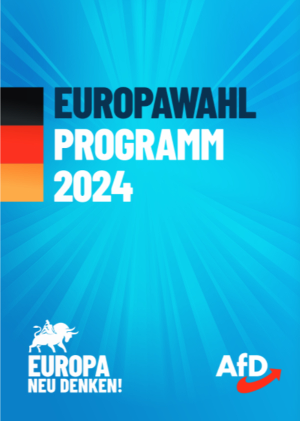 Wahlprogramm AfD Europawahl 2024 - Europawahlprogramm AfD